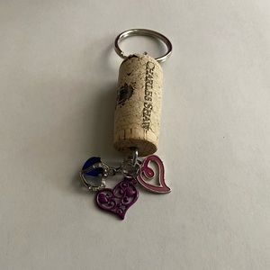 Cork keychain
